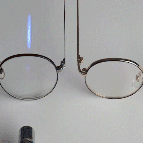 [1+1]무로 스탠다드 블루라이트 필터 안경 (안경줄, 안경 닦이, 케이스 2종 포함) 2개
